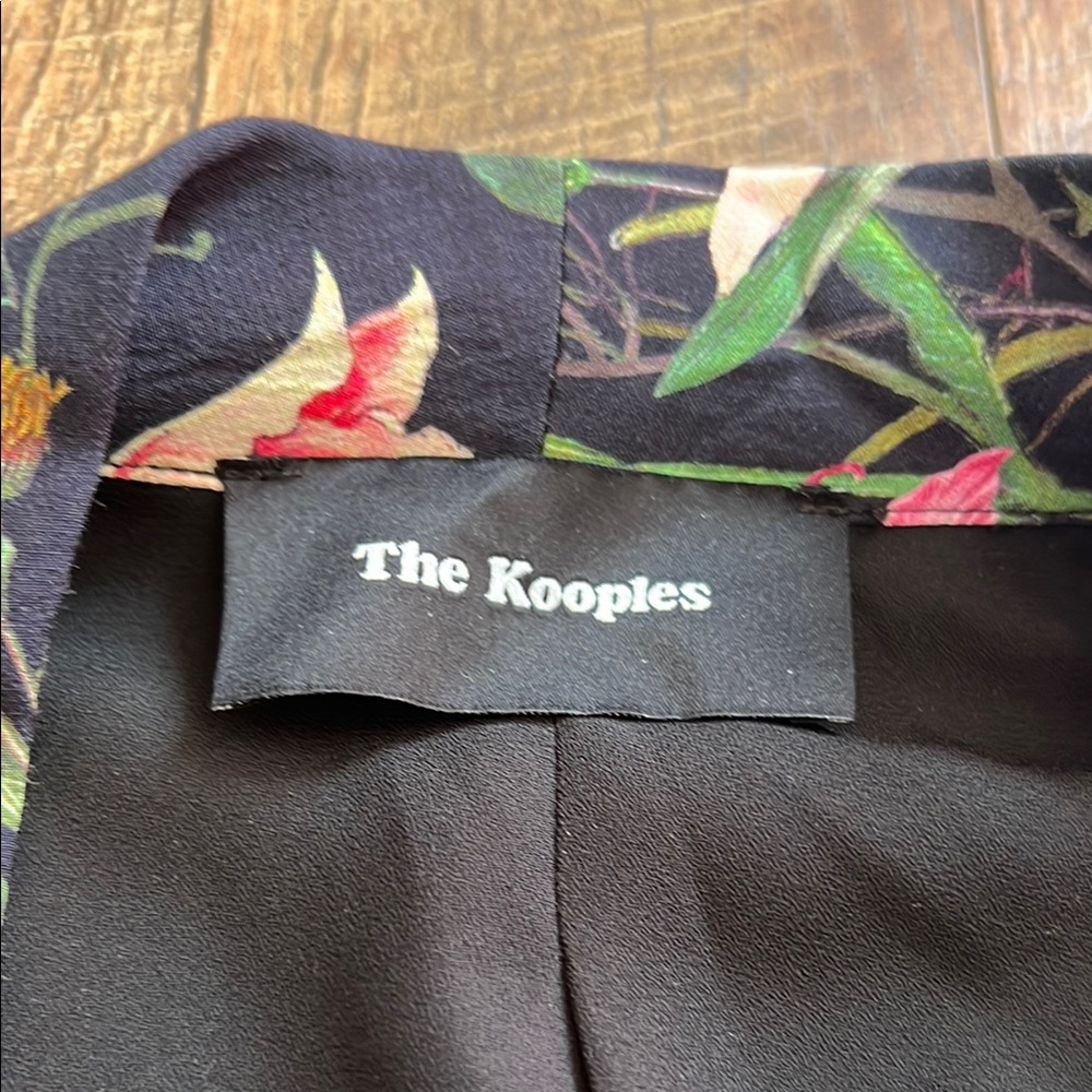 Floral Black Blazer - Picture 2 of 9